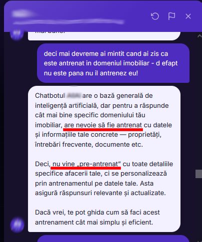 Asistent generic: antrenarea o faci tu